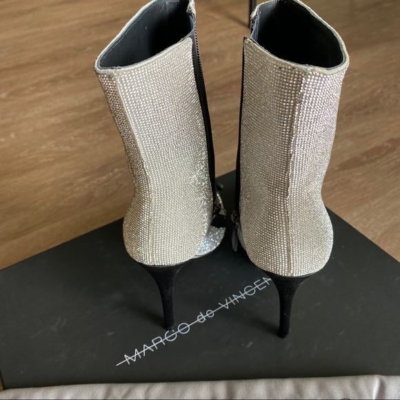 Marco De Vincenzo Crystal Boots Booties 37 NWT - Picture 5 of 16